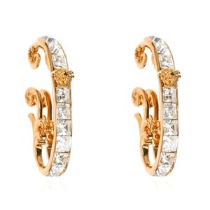 Versace Medusa Crystal-Embellished Ear Cuffs
